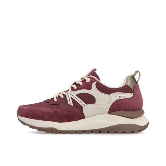 Rieker Sport W2501-35 Wine Beige Brown Water-Repellent | newshoes.ie