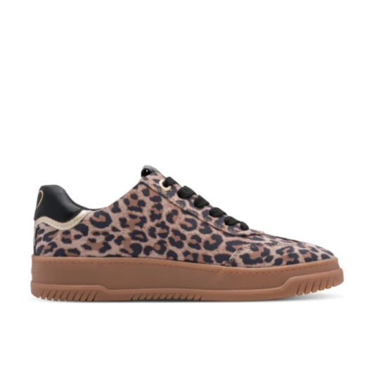 Marco Tozzi 23772-46 005 Black Leopard Sneaker | newshoes.ie