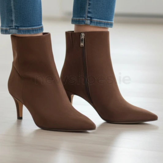 Marco Tozzi 25329-47 317 Choco Suede Ankle Boot | newshoes.ie