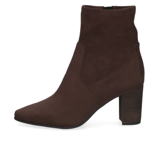 Caprice 9-25311-43 38A G Fitting Brown Block Heel Ankle Boot | newshoes.ie