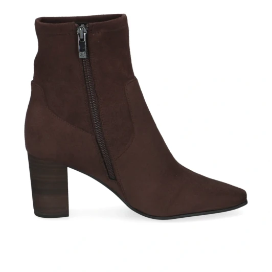 Caprice 9-25311-43 38A G Fitting Brown Block Heel Ankle Boot | newshoes.ie