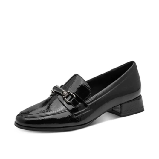 Marco Tozzi 2-24252-47 018 Black Patent Loafer | newshoes.ie