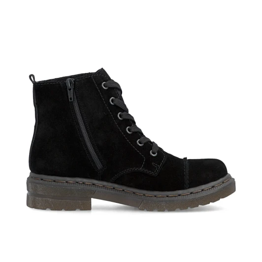 Rieker 78202-01 Black Biker Boot | newshoes.ie