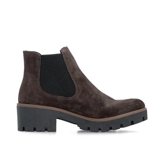 Rieker 79265-25 Dark Brown Chelsea Boot | newshoes.ie