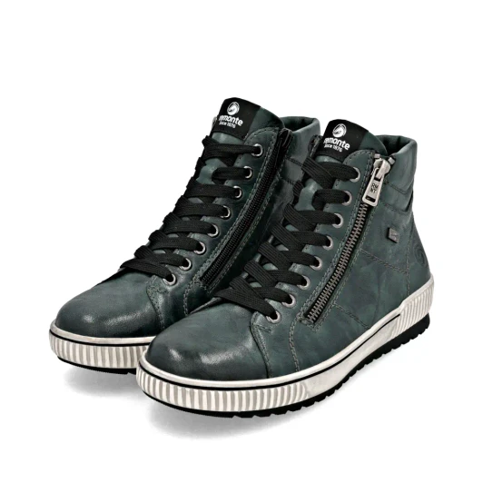 Remonte D0772-54 Dark Green Tex Casual Ankle Boot | newshoes.ie