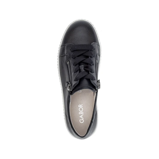 Gabor 6010.02.011 Navy Wedge Casual Shoe | newshoes.ie