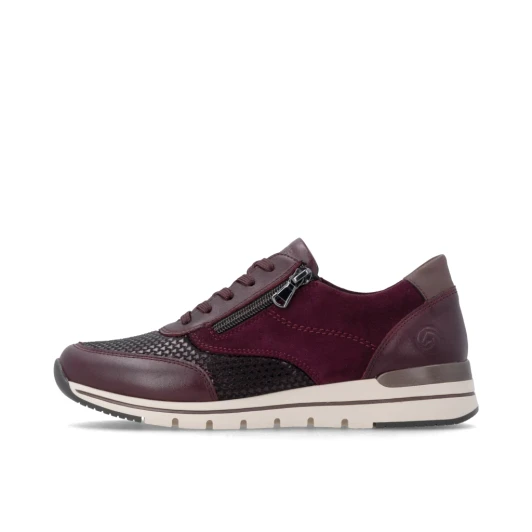 Remonte R6714-30 Burgundy Wine Sneaker | newshoes.ie