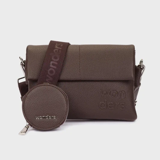 Wonders Mirari WB-54020 Coffee Crossbody Bag | newshoes.ie