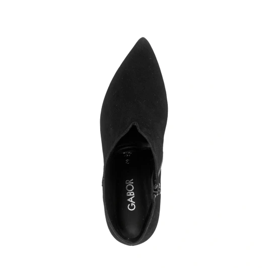 Gabor 8017.01.006 Black Pointed Toe Ankle Boot | newshoes.ie