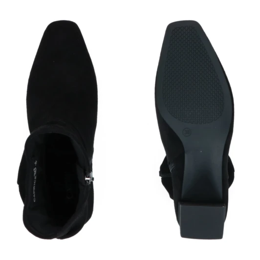 Caprice 9-25304-47 044 Black Block Heel Ankle Boot | newshoes.ie