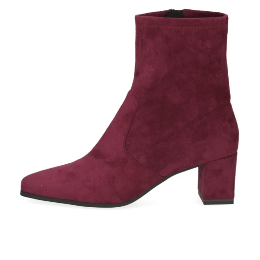 Caprice 9-25354-41 514 Bordeaux Stretch Ankle Boot | newshoes.ie