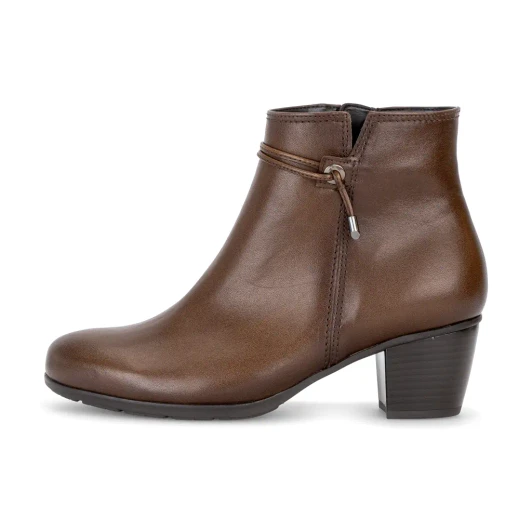 Gabor 8029.01.001 Brown Block Heel Ankle Boot | newshoes.ie