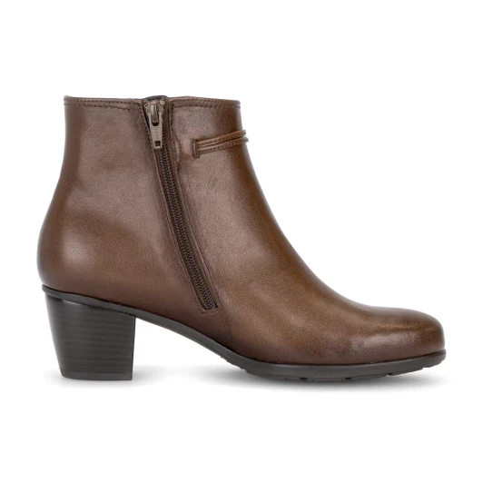 Gabor 8029.01.001 Brown Block Heel Ankle Boot | newshoes.ie