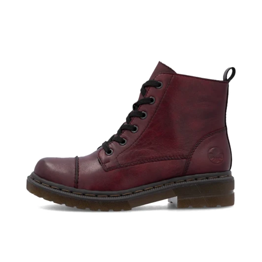 Rieker 78202-35 Wine Biker Boot | newshoes.ie