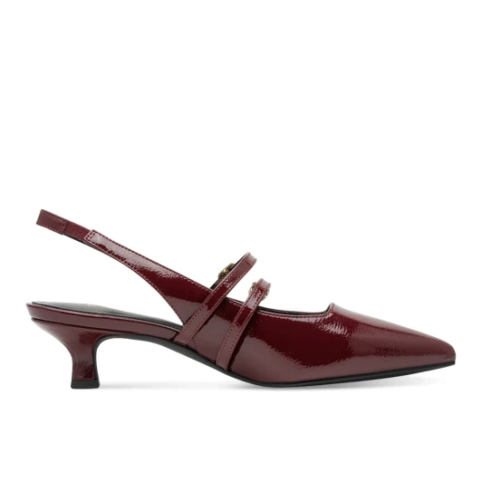 Marco Tozzi 29508-45 530 Chianti Patent Slingback Pump | newshoes.ie