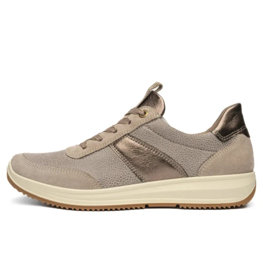 Ara Osaka 3.0 12-25532-15 (H Fitting) Cashmere Metallic Wide Fit Sneaker | newshoes.ie