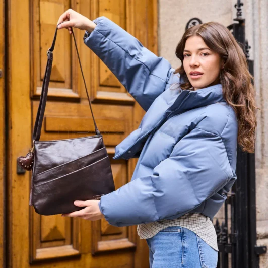 Rieker H1005-25 Brown Cross Body Bag | newshoes.ie