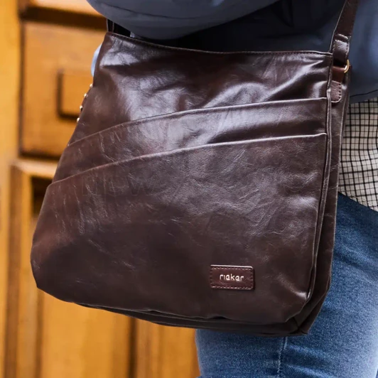 Rieker H1005-25 Brown Cross Body Bag | newshoes.ie