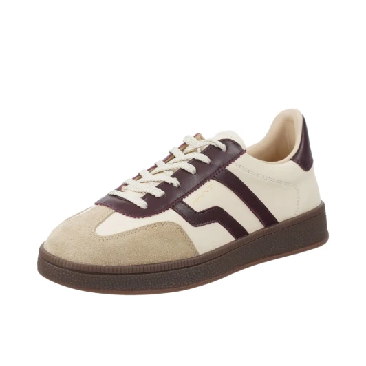 Gant Cuzima 33531344 G12 Cream Wine Sneaker | newshoes.ie
