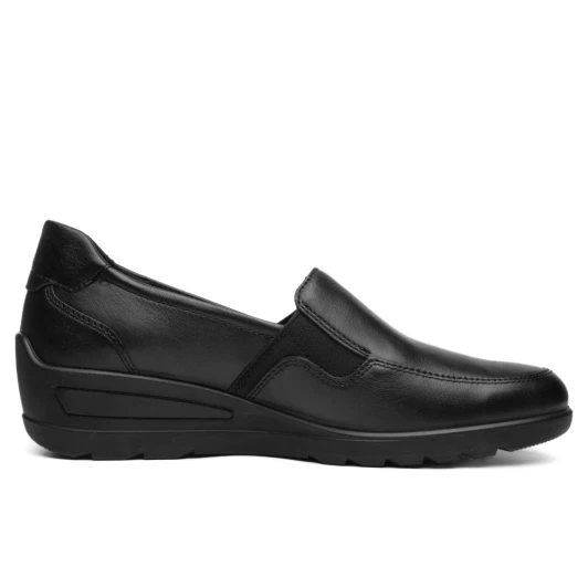 Ara Zurich 2.0 12-50613-10 (H Fitting) Black Wedge Wide Fit Loafer | newshoes.ie