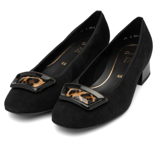 Ara Graz 2.0 12-20423-11 (H Fitting) Black Suede Wide Fit Occasion Shoe | newshoes.ie