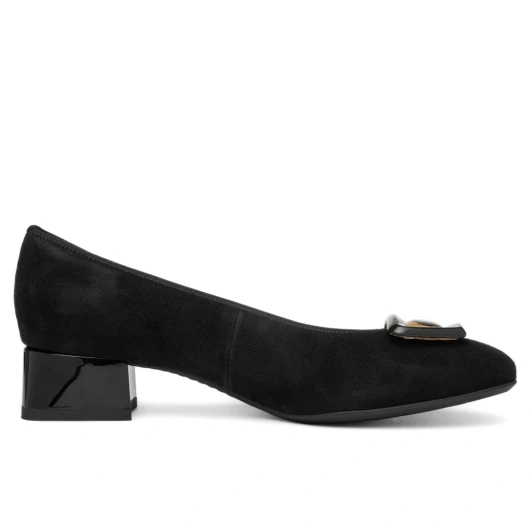 Ara Graz 2.0 12-20423-11 (H Fitting) Black Suede Wide Fit Occasion Shoe | newshoes.ie