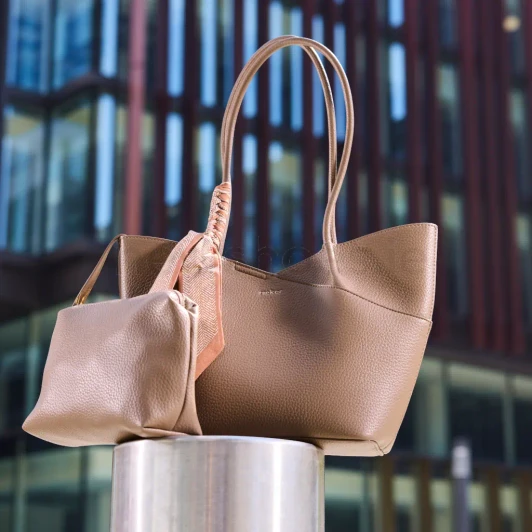 Rieker H1559-65 Taupe Handbag | newshoes.ie
