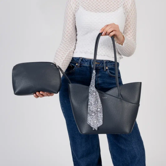 Rieker H1559-15 Navy Handbag | newshoes.ie