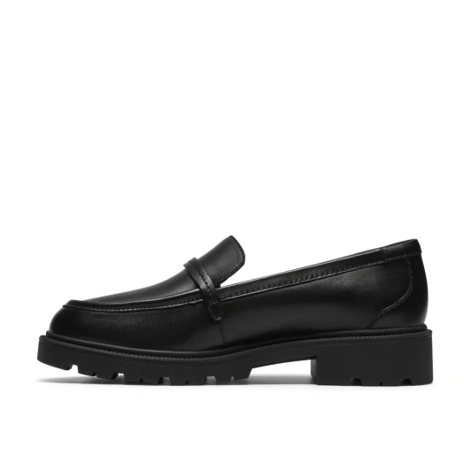 Clarks Code L Step 26320202 Black Leather Loafer | newshoes.ie
