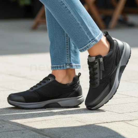 Gabor Rolling Soft 0106.02.001 Black Sneaker | newshoes.ie