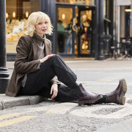Rieker 75860-35 Burgundy Chelsea Boot | newshoes.ie