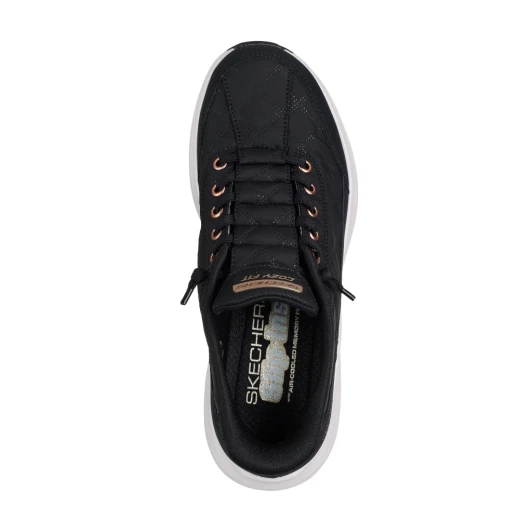 Skechers Slip-ins: Contour Foam - Cozy Fit Golden Hour 150413 BKRG Black Rose Gold Women's Sneaker | newshoes.ie