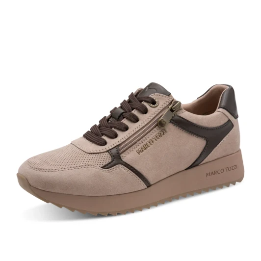 Marco Tozzi 23736-47 470 Taupe Sneaker | newshoes.ie
