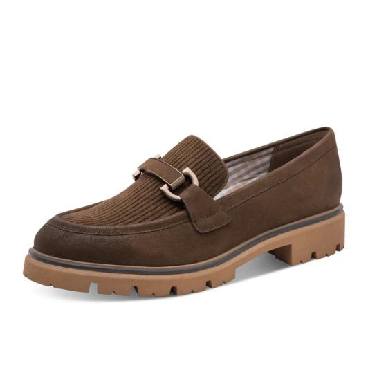 Marco Tozzi 2-24782-47 360 Cafe Nubuck Loafer | newshoes.ie