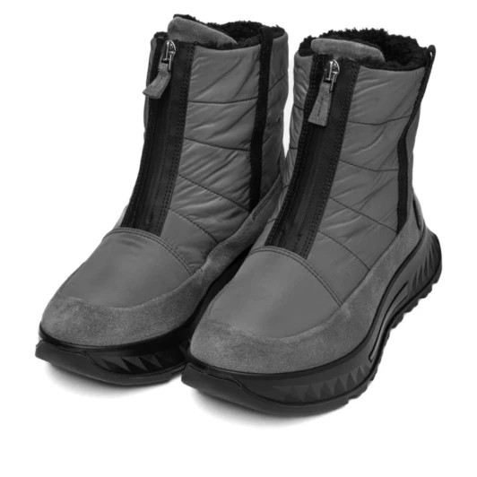 Ara St. Moritz 12-26409-11 (H Fitting) Graphite Wide Fit Gore-Tex Ankle Boot | newshoes.ie