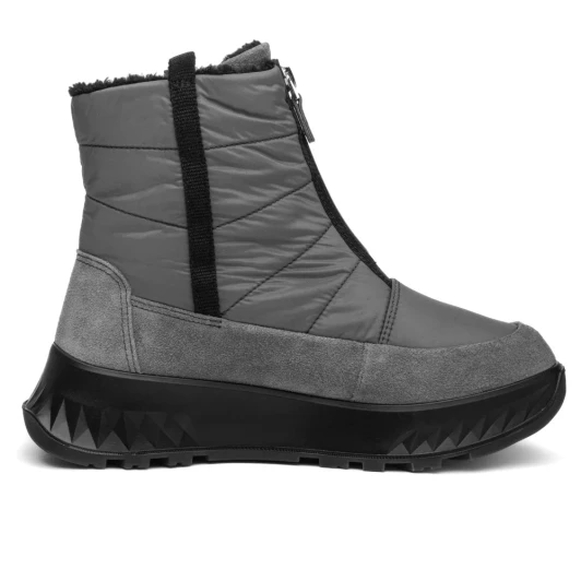 Ara St. Moritz 12-26409-11 (H Fitting) Graphite Wide Fit Gore-Tex Ankle Boot | newshoes.ie