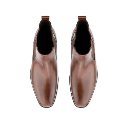Ecco Melbourne 621954-01034 Men's Tan Leather Chelsea Boot | newshoes.ie
