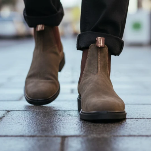 Blundstone Dress #1306 Rustic Brown Men's Chelsea Boot | newshoes.ie