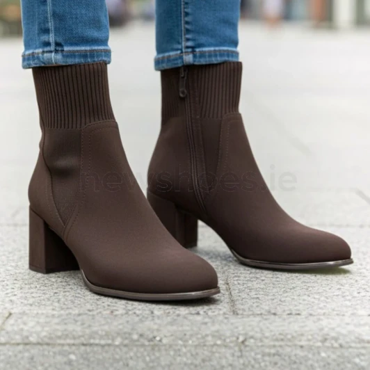 Marco Tozzi 25392-41 304 Mocca Sock Boot | newshoes.ie