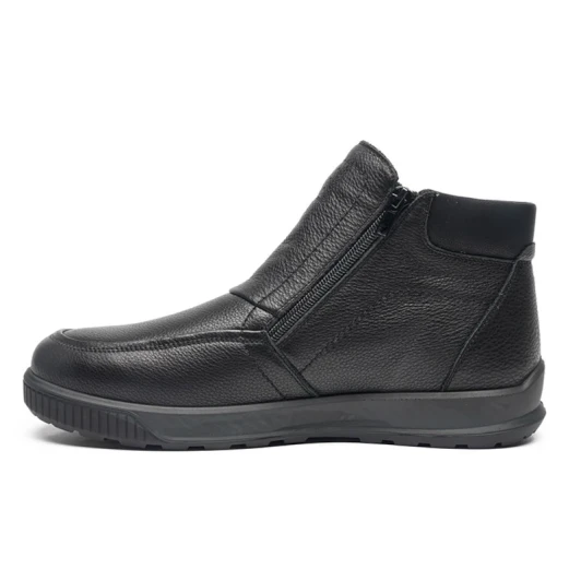 G Comfort A-956S Black Twin Zip Wide Fit Men's Weatherproof Boot | newshoes.ie