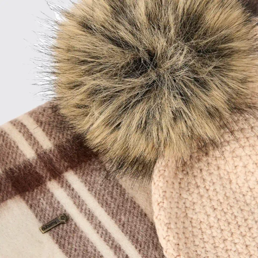 Dubarry Newbawn Hat & Scarf Gift Set - Oat 9578-45 | newshoes.ie
