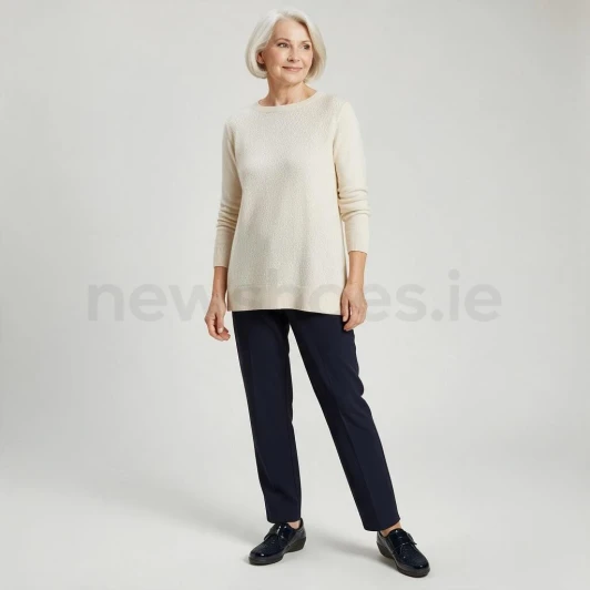 Softmode Elma 6432-24 Navy Patent Stretch 2E Wider Fitting Women's Velcro Shoe | newshoes.ie