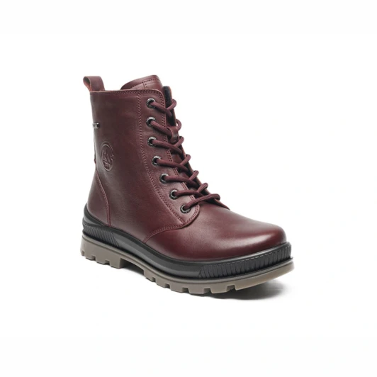 G Comfort P-1217RS Burgundy Wide Fit Women's Weatherproof Ankle Boot | newshoes.ie