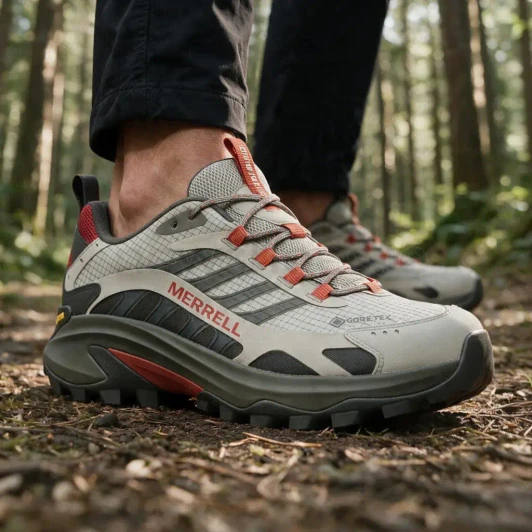 Merrell Moab Speed 2 GORE-TEX J00005347 Grey Men's Trail Shoe | newshoes.ie
