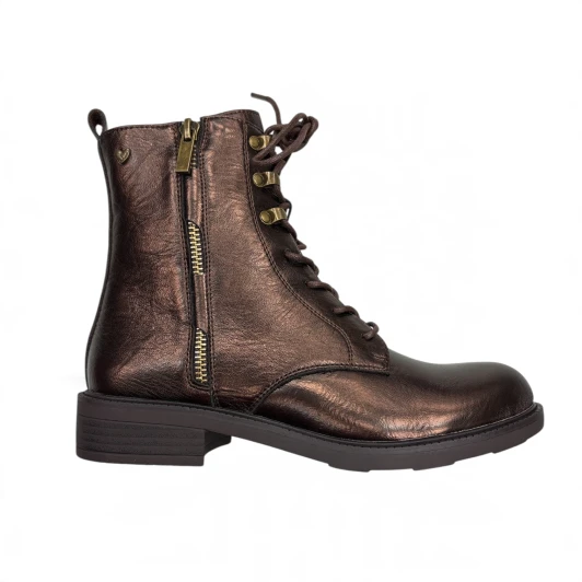 Susst Teddy26 Metallic Lace Ankle Boot| newshoes.ie