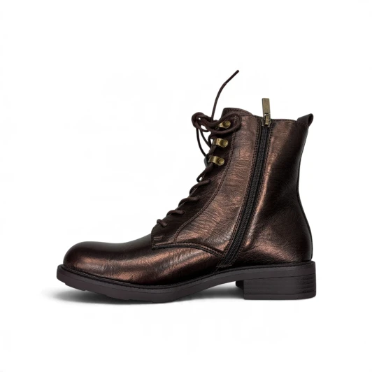Susst Teddy26 Metallic Lace Ankle Boot| newshoes.ie