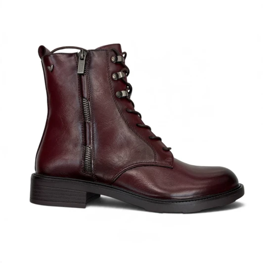 Susst Teddy26 Burgundy Lace Ankle Boot | newshoes.ie