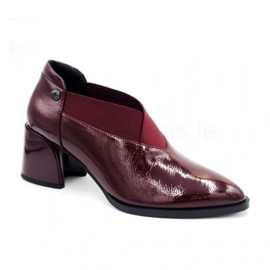 Loretta Vitale C2610 Wine Patent Shoe | newshoes.ie