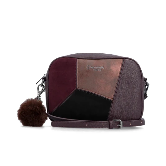 Remonte Q0674-35 Burgundy Combi Crossbody Bag