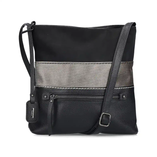 Rieker H1301-90 Black Combi Crossbody Bag | newshoes.ie